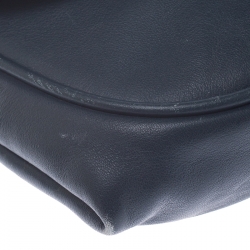 Pre Owned Marc by Marc Jacobs Dark Green Leather Turnlock Crossbody Bag