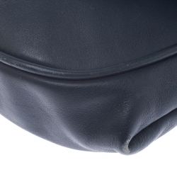 Pre Owned Marc by Marc Jacobs Dark Green Leather Turnlock Crossbody Bag