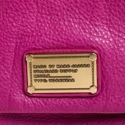 Marc by Marc Jacobs Pink Leather Classic Q Lil Ukita Top Handle Bag