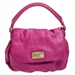Marc by Marc Jacobs Pink Leather Classic Q Lil Ukita Top Handle Bag