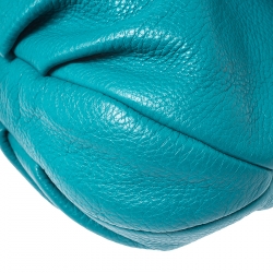 Pre Owned Marc By Marc Jacobs Teal Leather Classic Q Natasha Crossbody Bag