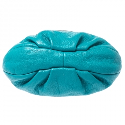 Pre Owned Marc By Marc Jacobs Teal Leather Classic Q Natasha Crossbody Bag