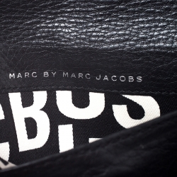 Marc by Marc Jacobs Black Leather Turnlock Flap Wallet