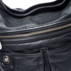 مملوكة مسبقًا حقيبة مارك باي مارك جاكوبس جلد أسود بسحاب أمامي