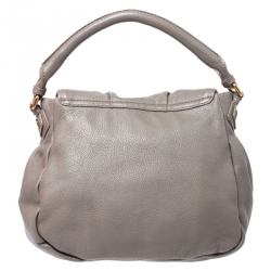 Marc by Marc Jacobs Grey Leather Classic Q Lil Ukita Top Handle Bag