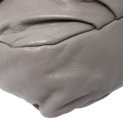 Marc by Marc Jacobs Grey Leather Classic Q Lil Ukita Top Handle Bag