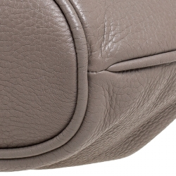 Pre Owned Marc By Marc Jacobs Light Brown Leather Mini Too Hot to Handle Drawstring Bucket Crossbody Bag