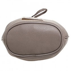 Pre Owned Marc By Marc Jacobs Light Brown Leather Mini Too Hot to Handle Drawstring Bucket Crossbody Bag