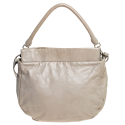 Pre Owned حقيبة مارك باي مارك جاكوبس Q هيليار كلاسيك جلد بيج