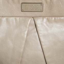 Pre Owned حقيبة مارك باي مارك جاكوبس Q هيليار كلاسيك جلد بيج