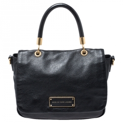 Marc by Marc Jacobs Black Leather Too Hot to Handle Top Handle Bag  