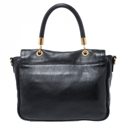 Marc by Marc Jacobs Black Leather Too Hot to Handle Top Handle Bag  