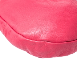 Pre Owned Marc by Marc Jacobs Hot Pink Leather Classic Q Hillier Hobo