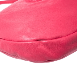 Pre Owned Marc by Marc Jacobs Hot Pink Leather Classic Q Hillier Hobo
