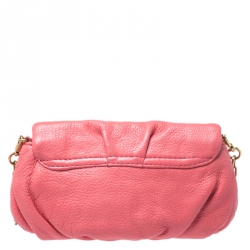 Pre Owned حقيبة كروس مارك باي مارك جاكوبس كلاسيك كيو كارلي جلد وردي