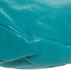 Pre Owned Marc by Marc Jacobs Turquoise Leather Classic Q Hillier Hobo