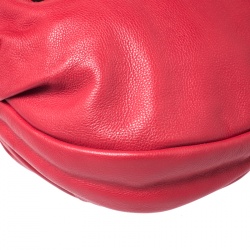 Pre Owned Marc by Marc Jacobs Red Leather Too Hot To Handle Hobo