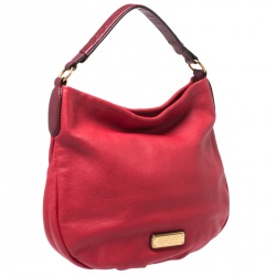 Pre Owned Marc by Marc Jacobs Red Leather Too Hot To Handle Hobo