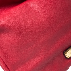 Pre Owned Marc by Marc Jacobs Red Leather Too Hot To Handle Hobo