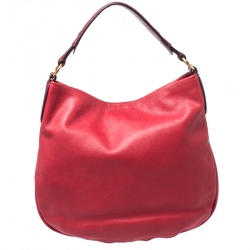 Pre Owned Marc by Marc Jacobs Red Leather Too Hot To Handle Hobo