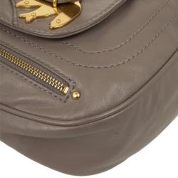 Pre Owned Marc by Marc Jacobs Black Petal To The Metal Natasha Flap Crossbody Bag