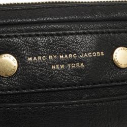 مملوكة مسبقًا Marc by Marc Jacobs Black Preppy Camera Buffalo Leather Crossbody Bag