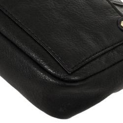 مملوكة مسبقًا Marc by Marc Jacobs Black Preppy Camera Buffalo Leather Crossbody Bag