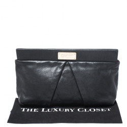 Marc by Marc Jacobs Black Leather Marchive Clutch