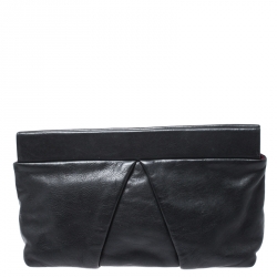 Marc by Marc Jacobs Black Leather Marchive Clutch