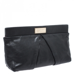 Marc by Marc Jacobs Black Leather Marchive Clutch