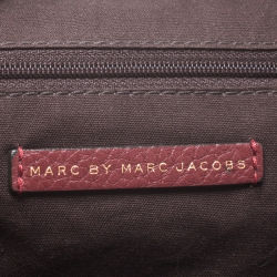 Pre Owned Marc by Marc Jacobs Tri Color Leather Flap Top Handle Bag