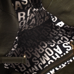 Pre Owned Marc by Marc Jacobs Green Leather Classic Q Francesca Shoulder Bag