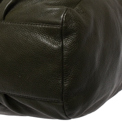 Pre Owned Marc by Marc Jacobs Green Leather Classic Q Francesca Shoulder Bag