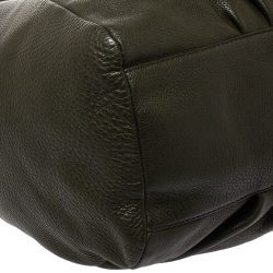 Pre Owned Marc by Marc Jacobs Green Leather Classic Q Francesca Shoulder Bag