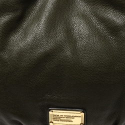 Pre Owned Marc by Marc Jacobs Green Leather Classic Q Francesca Shoulder Bag