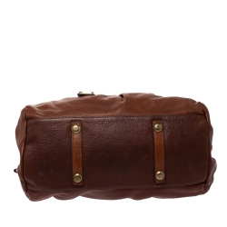 Pre Owned حقيبة مارك باي مارك جاكوبس Q بيبي غروفي جلد بنية 