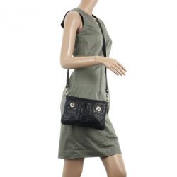 Marc by Marc Jacobs Percy Crossbody Clutch Bag Taupe Leather Removable  Strap