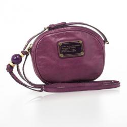 مملوكة مسبقًا Marc by Marc Jacobs Purple Classic Round Crossbody