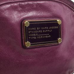 مملوكة مسبقًا Marc by Marc Jacobs Purple Classic Round Crossbody