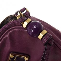 مملوكة مسبقًا Marc by Marc Jacobs Purple Classic Round Crossbody