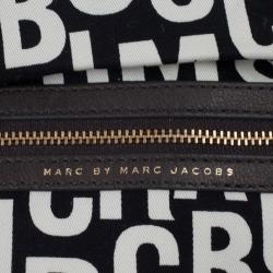 مملوكة مسبقًا Marc by Marc Jacobs Black Petal To The Metal Natasha Flap Crossbody Bag