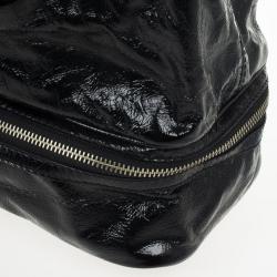 Pre Owned Marc by Marc Jacobs Black Patent Posh Super K Tote