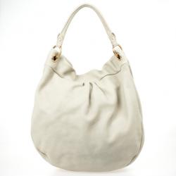 Pre Owned Marc by Marc Jacobs Beige Classic Q Hillier Hobo