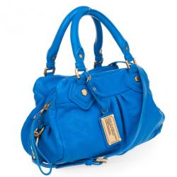 مملوكة مسبقًا Marc by Marc Jacobs Blue Classic Q Baby Groovee Satchel