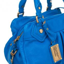 مملوكة مسبقًا Marc by Marc Jacobs Blue Classic Q Baby Groovee Satchel