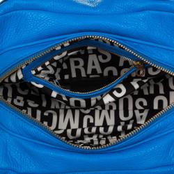 مملوكة مسبقًا Marc by Marc Jacobs Blue Classic Q Baby Groovee Satchel