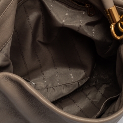 مملوكة مسبقًا Marc by Marc Jacobs Taupe Soft Grained Leather Too Hot to Handle Hobo