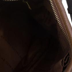 Pre Owned حقيبة مارك باي مارك جاكوبس توهوت توهاندل سيا جلد بني كروس