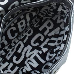 Pre Owned Marc by Marc Jacobs Silver Leather Isabelle Cross Body Bag