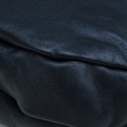 Pre Owned Marc by Marc Jacobs Black Nappa Leather Hobo